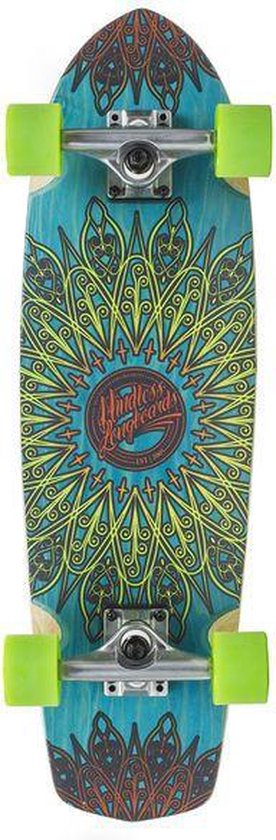 Short Board Cruiser Mindless Mandala Blue