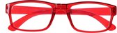 Lifetime-vision Leesbril Opvouwbaar Unisex Rood Sterkte +1.50