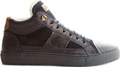 NoGRZ P.daCortona - Halfhoge gevoerde wintersneakers - Blauw Leer - Maat 43