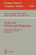 Types for Proofs and Programs