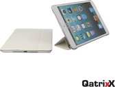 Luxe Smart Case Cover met Achterkant Back Cover Wit White voor Apple iPad Mini 4