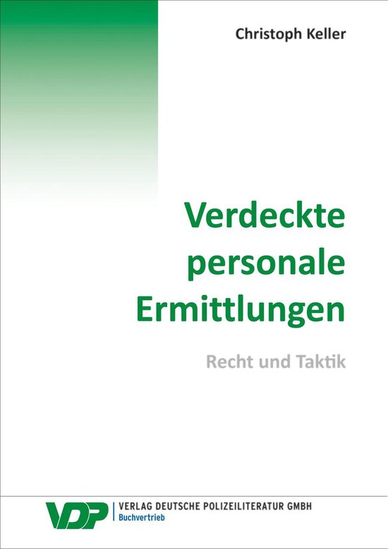Verdeckte personale Ermittlungen - cover