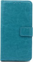 Huawei P30 Pro Hoesje - Portemonnee Book Case - Kaarthouder & Magneetlipje - Turquoise