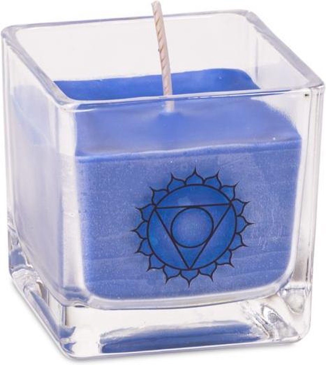 Goedkoopste Yogi & Yogini naturals Koolzaadwas ecologische geurkaars 5e chakra (6x6x6 cm