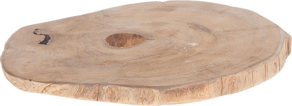 Plak Teakhout, Ø 23 cm