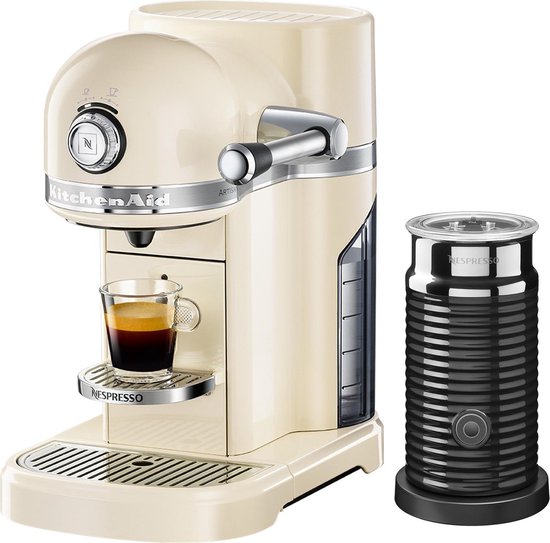 Top Huiskamer Automatisering Kitchenaid KA5KES0503EAC Nespresso Artisan Amandelwit | bol.com
