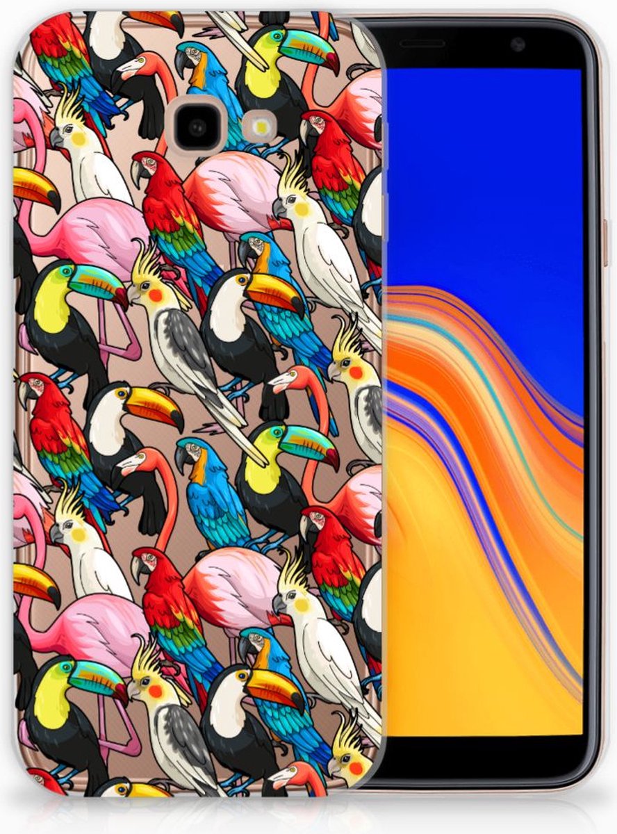 Samsung Galaxy J4 Plus (2018) TPU Hoesje Birds