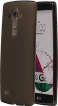 TPU Backcover Case Hoesje voor LG G4 Grijs