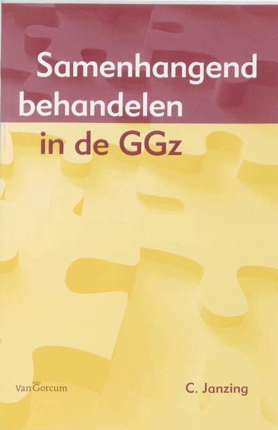 Cover van het boek 'Samenhangend behandelen in de GGz'