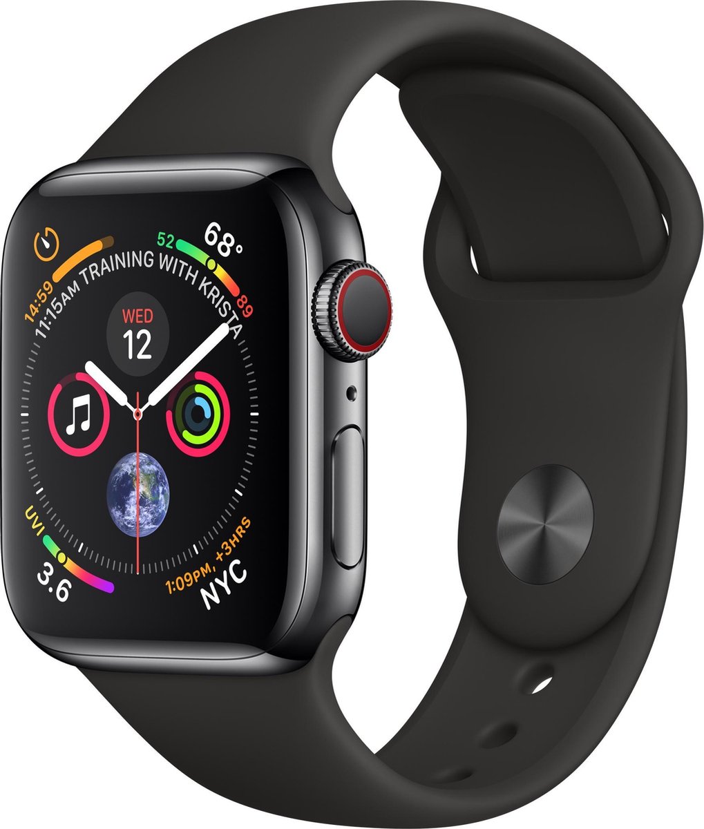 Apple watch black 4 hot sale