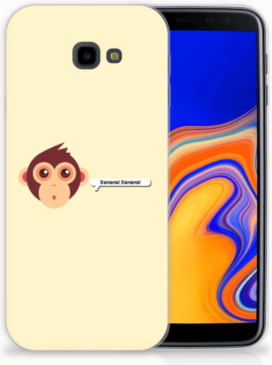 Samsung Galaxy J4 Plus (2018) Telefoonhoesje met Naam Monkey