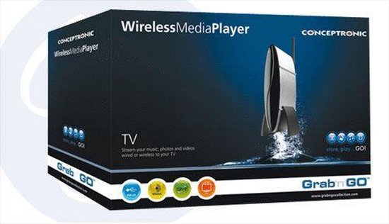 Conceptronic Grab'n'Go Wireless Media Player