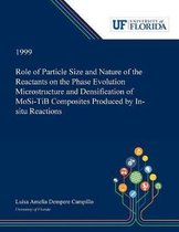 Role of Particle Size and Nature of the Reactants on the Phase Evolution Microstructure and Densification of MoSi₂-TiB₂ Composites Produce