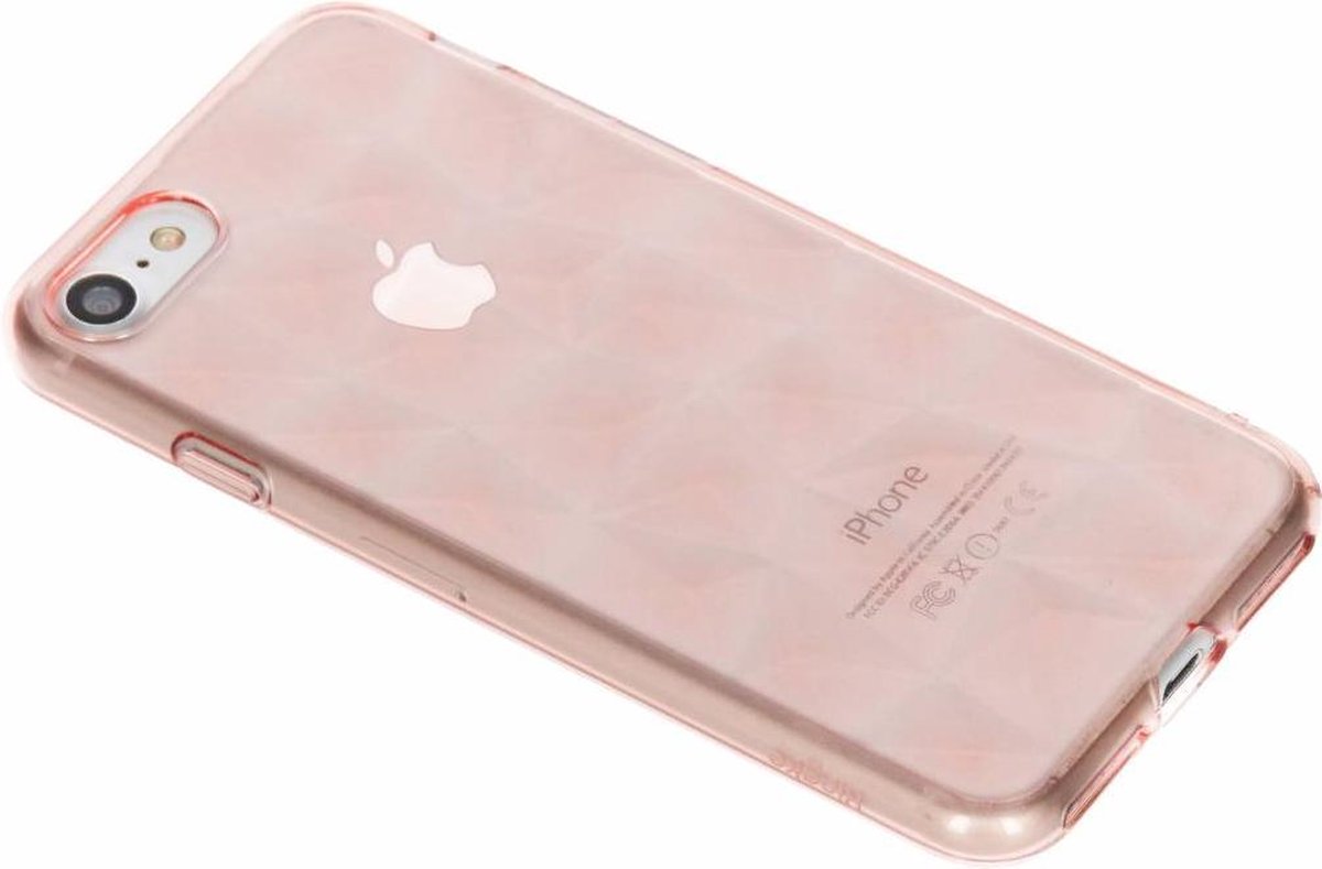 Ringke Glitter Air Prism Backcover hoesje voor iPhone 8 / 7 - Roze