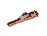 Nobby halsband Flash Mesh Preno - Neon Oranje - M/L - 40 tot 55 cm