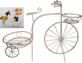 Metalen planten staander - model fiets