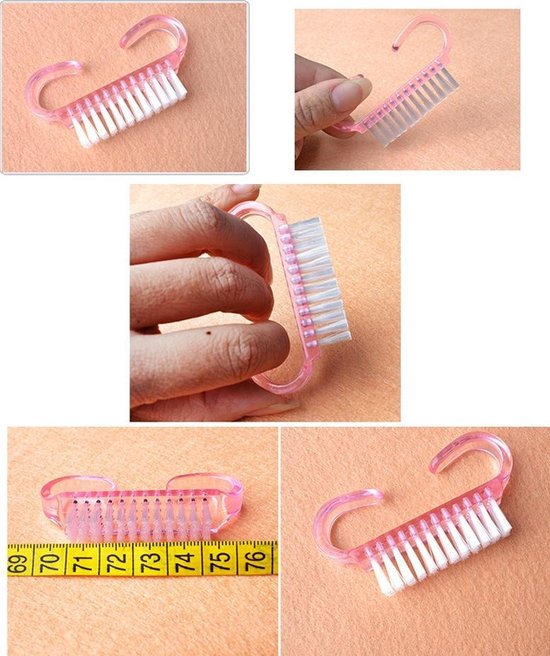 2 Stuks Nagelborstel Nagelborsteltje Borstels voor nagels