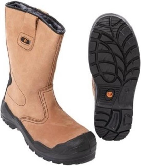 KM Veiligheidslaars gevoerd S3 bruin - maat 43 | bol.com