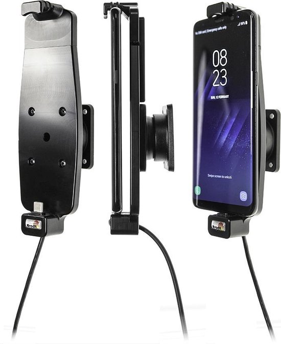 bol.com | Brodit houder-lader Samsung Galaxy S8/S9/S10 (voorzien van een  hoes/cover) met USB...