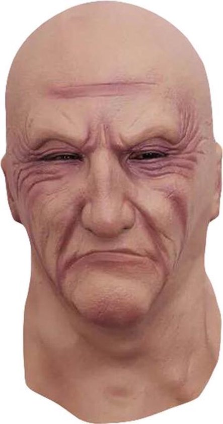 pantoffel halsband toediening Masker oude, kale man - Grumpy old man carnaval masker | bol.com