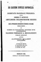 De casuum syntaxi Sophoclea