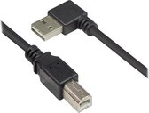 Alcasa 2510-EU005W USB-kabel 0,5 m USB 2.0 USB A USB B Zwart