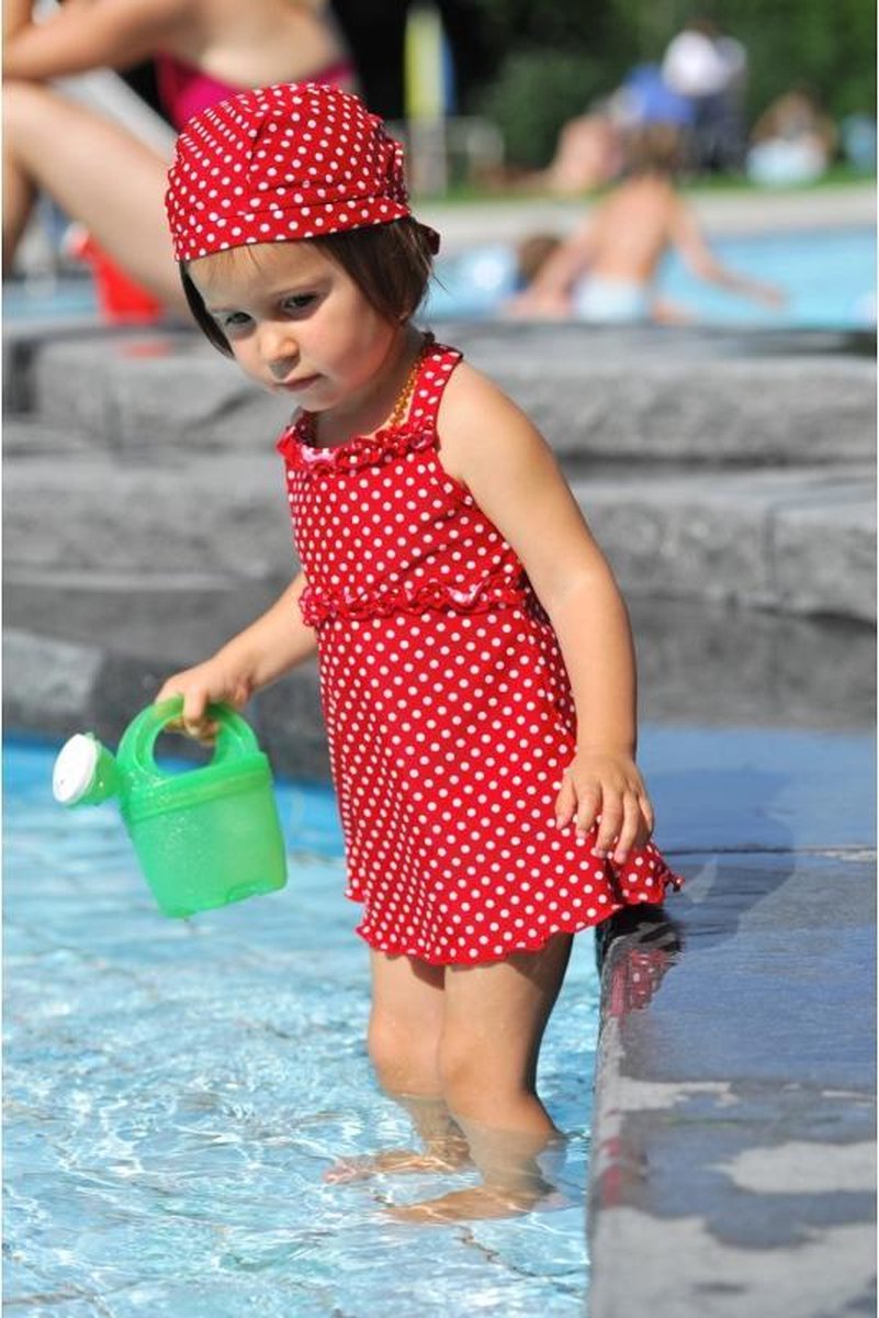 Playshoes UV badpak Kinderen Stippen - Rood — afbeelding 5