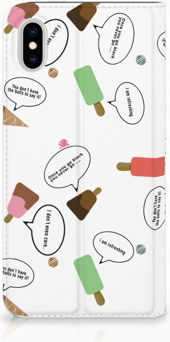 Apple iPhone Xs Max Flip Style Cover IJsjes
