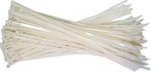 kabelbinder / tie wraps 20 cm x 3.5 mm wit / 100 st