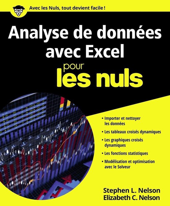Analyse de données avec Excel Pour les Nuls - cover