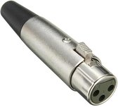3 Pin XLR Jack Female Microfoon 18AWG Adapter