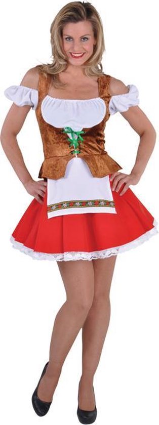 Oktoberfest dirndl - Tiroler jurkje - Carnaval kostuum dames maat 32/34 |  bol.com