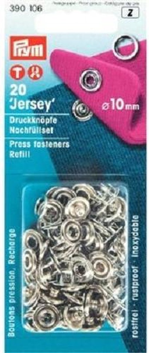 Boutons press. Jersey recharges sans outil 12 mm i