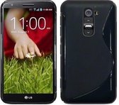 LG L Fino Silicone Case S-Style Zwart