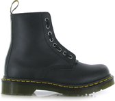 Dr. martens 1460 Pascal Front Zip Dames Veterboots - Mat Zwart - Maat 41