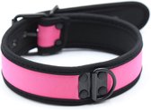 Banoch - Lindo Collar Rosa Neoprene - halsband roze neopreen - puppy play