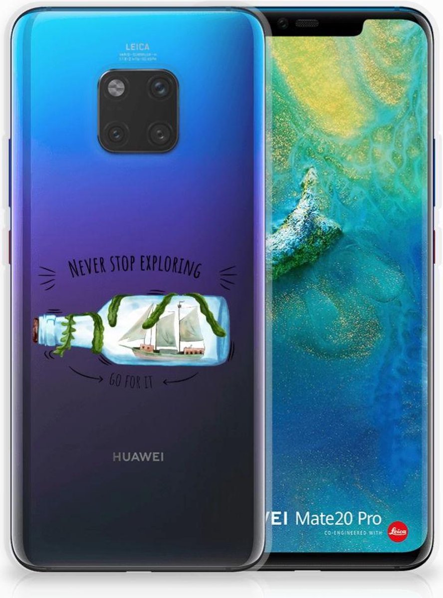 Huawei Mate 20 Pro Telefoonhoesje met Naam Boho Bottle