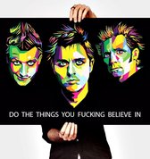 Poster WPAP Pop Art Green Day