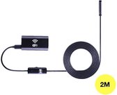 Wifi endoscoop met 2 meter kabel - voor IOS en Android
