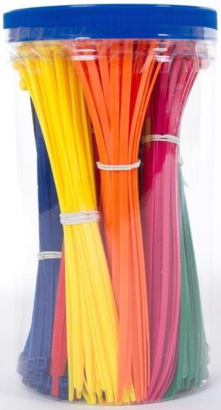 Caiery 100 stuks grote lange kabelbinders, 450 mm x 10 mm, uv-bestendig, ultra sterke kabelbinders met 100 kg treksterkte, wit