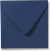 100 Enveloppen - Vierkant 14x14cm - Donkerblauw