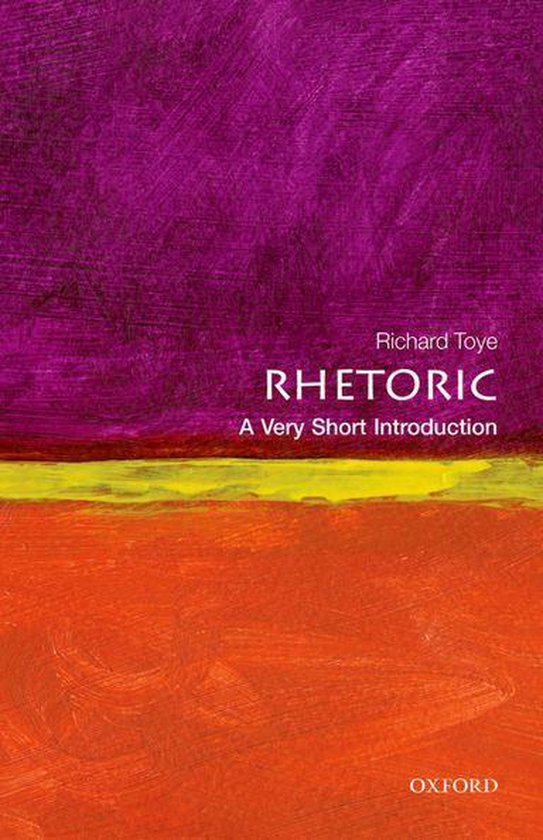 Very Short Introductions - Rhetoric - cover