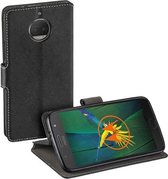 Zwart Bookstyle Y Wallet Case Hoesje Motorola Moto G5S Plus