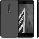Zwart TPU Siliconen Backcover Hoesje voor Nokia 5