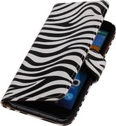 Huawei Ascend G7 Book Case Zebra Hoesje