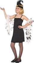 Flapper/Charleston 20s  verkleedset / jurk voor meisjes - carnavalskleding - voordelig geprijsd 140
