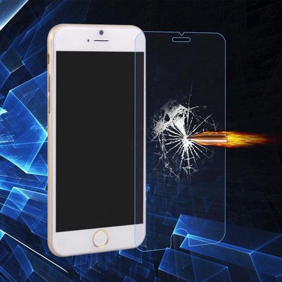 0,3 mm 2,5D anti-blue-ray explosieveilige gehard glasfilm voor iPhone 6 - Merkloos