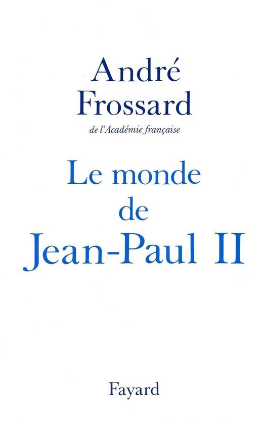 Le Monde de Jean-Paul II - cover