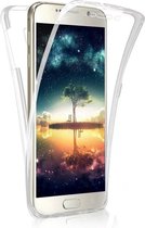 Samsung Galaxy A3 2017 Hoesje - 360 Graden Case 2 in 1 Hoes Transparant + Ingebouwde Siliconen TPU Cover Screenprotector
