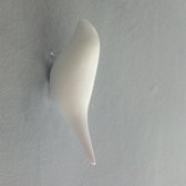 kapstokhaak Vogel Wit - massief resin ophang haak hanger